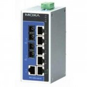 Неуправляемый промышленный коммутатор 6 x 10/100TX, 2 x 100FX (singlemode) - MOXA EDS-208A-SS-SC