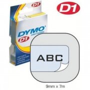 Картридж D1 с лентой (прозрачная), 9 мм х 7 м (5 штук в упаковке) - DYMO S0720670