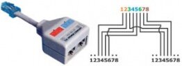 Телефонный разветвитель RJ45, тип 1 (10 шт.)